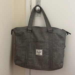 Great condition heather grey Herschel Supply co. carry all bag